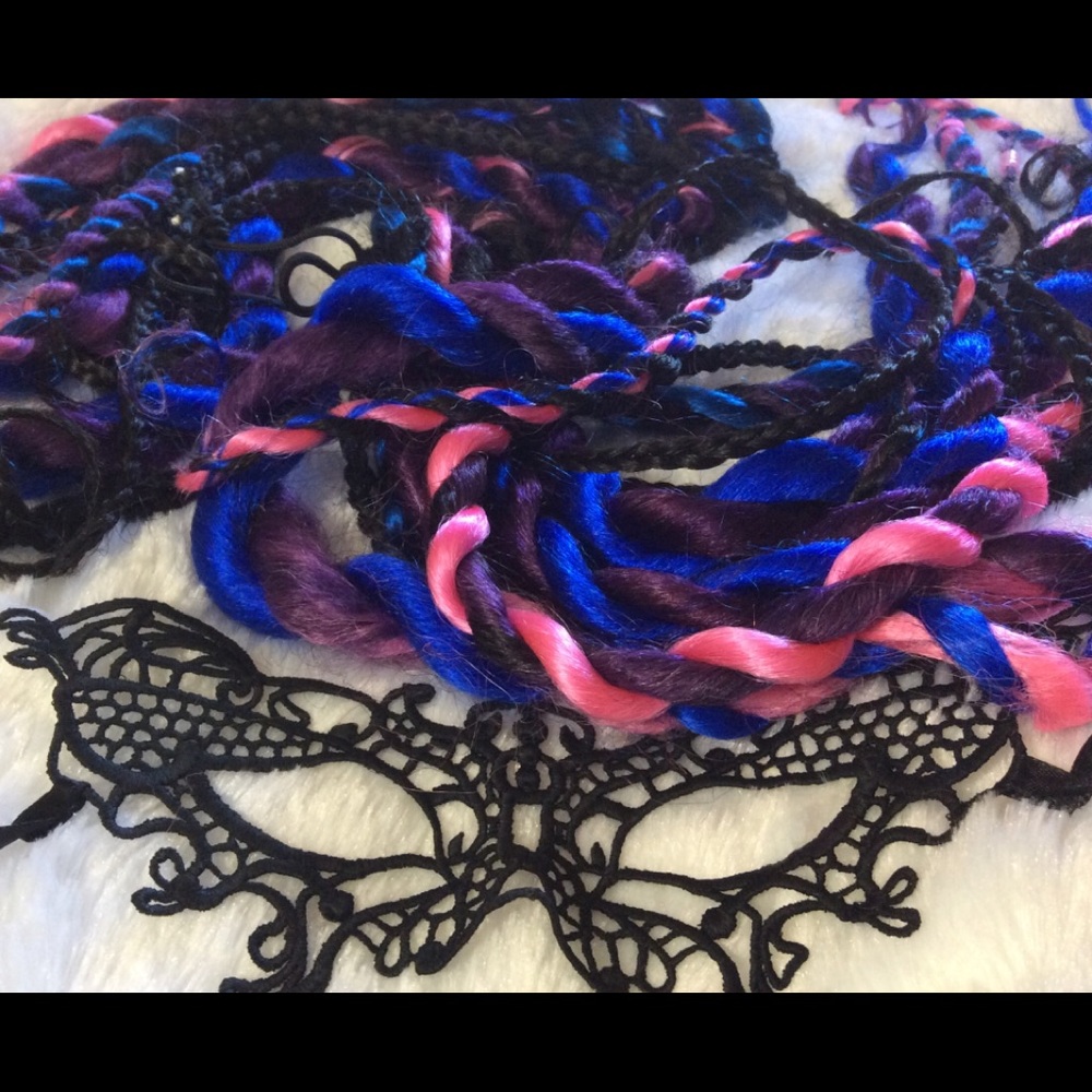 Braids & twists - rave party hair made for you💕